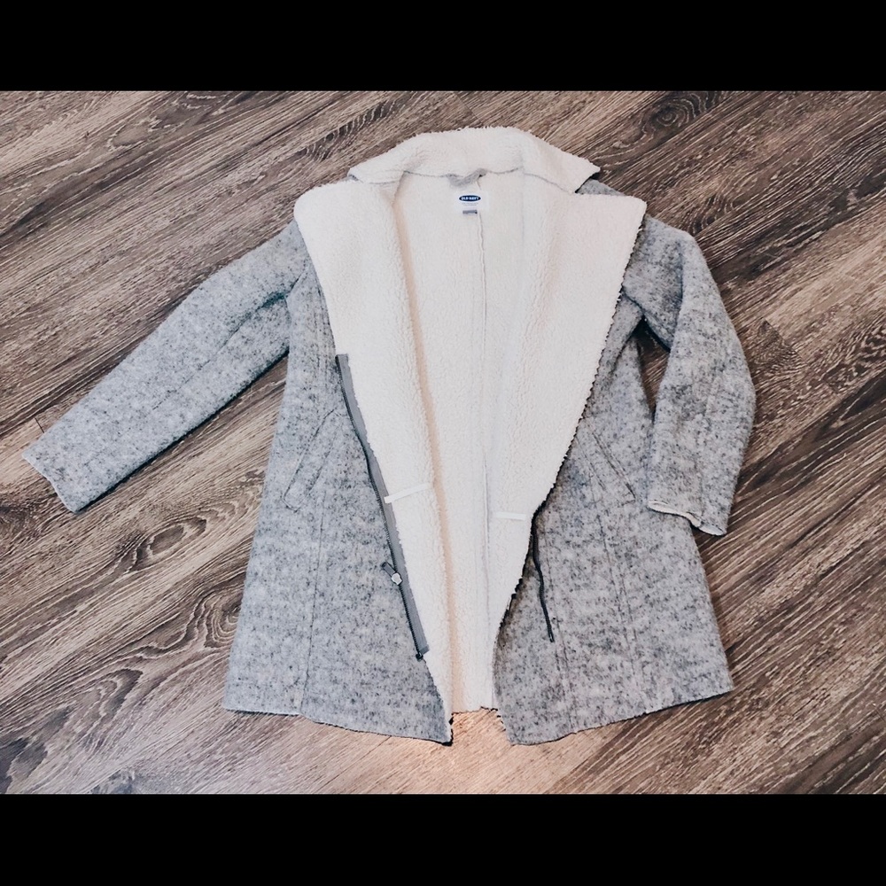 Grey soft brushed jacket